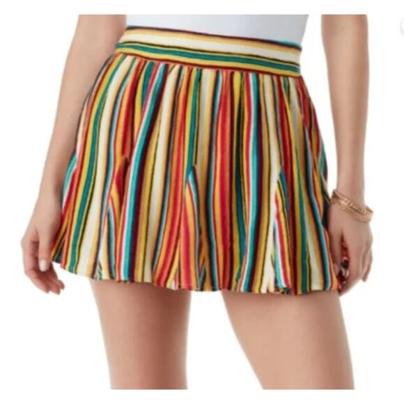 Jessica Simpson Two Piece Set Archer Skort and Halter Top in Torrid Stripe Sz L - Picture 14 of 14